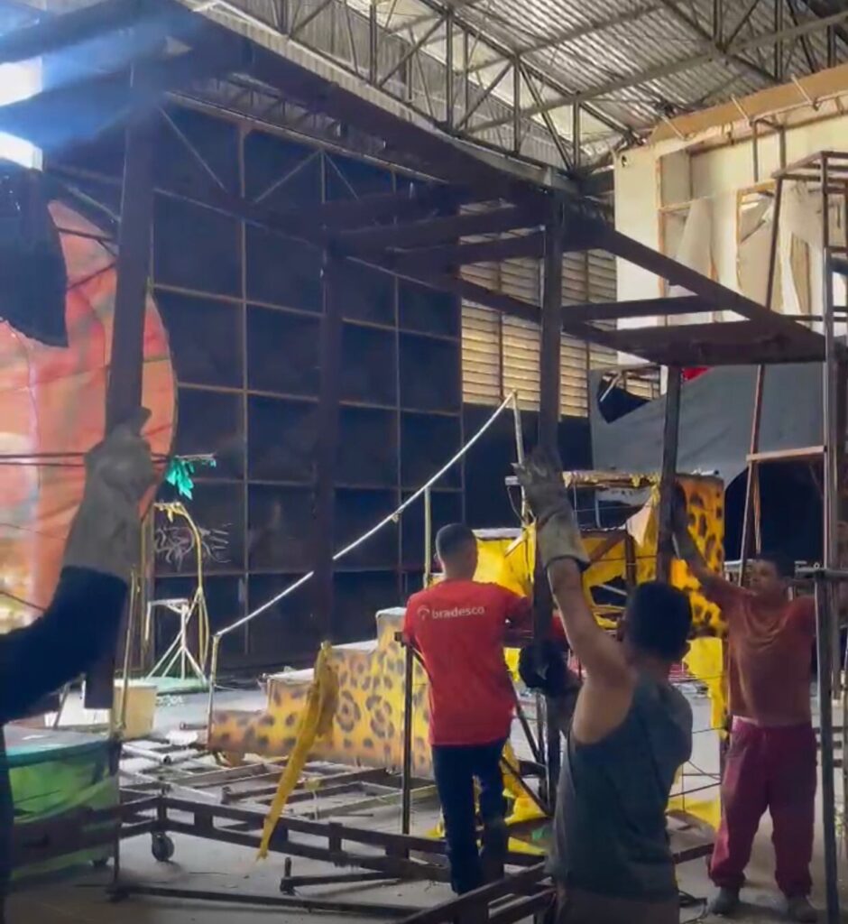 UNI Eventos realiza visita técnica para planejamento logístico do translado das alegorias dos Bois de Manaus