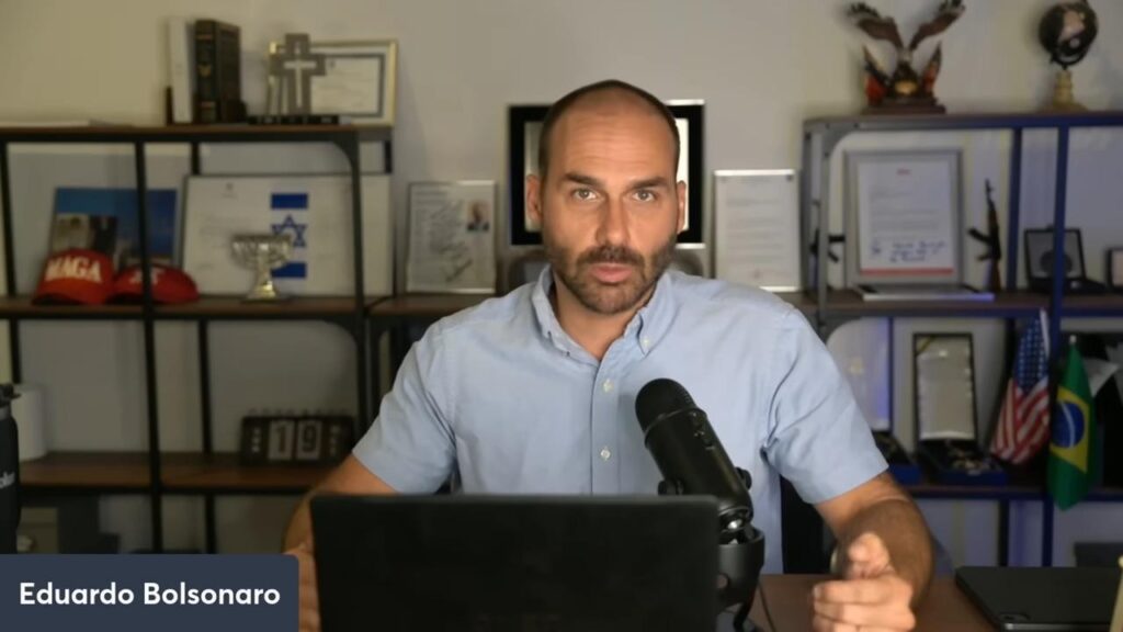 Eduardo Bolsonaro diz que teve contas bloqueadas e admite ter apresentado aos EUA proposta de tarifa contra o Brasil