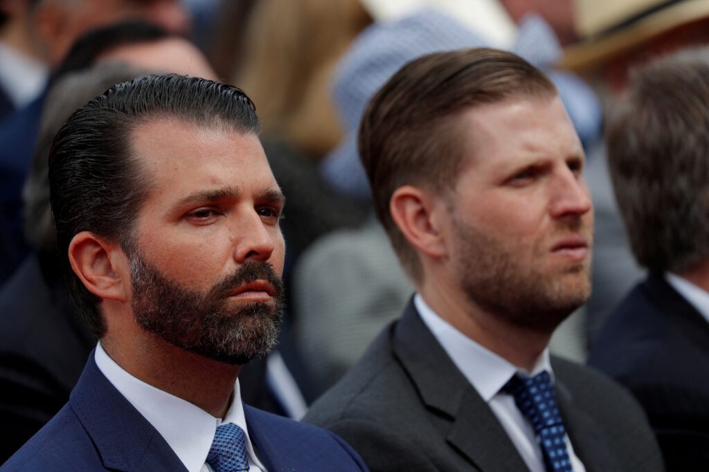 Filhos de Trump lançam empresa de investimento com foco no mercado público dos EUA